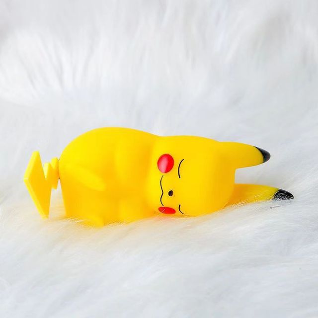 Pokemon Sleeping Figure Japanese Anime Pikachu Night Light Kawaii